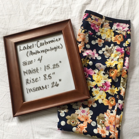 Anthropologie Cartonnier Floral Crop Trous… - Picture 8 of 9